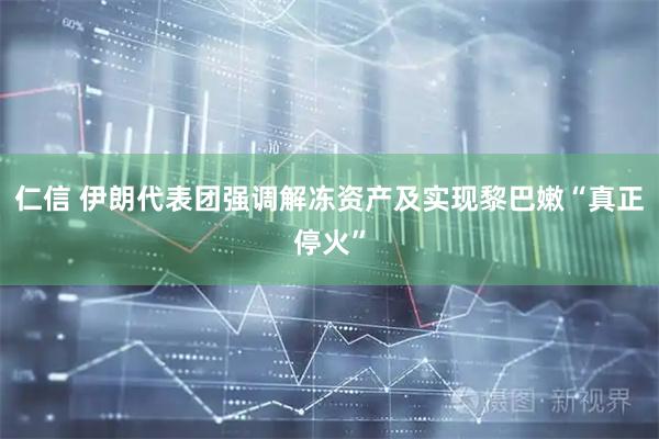 仁信 伊朗代表团强调解冻资产及实现黎巴嫩“真正停火”